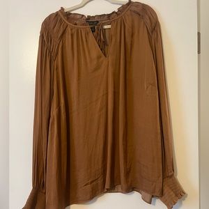 New without tags brownish gold blouse